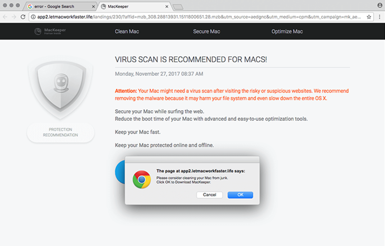 Scan macbook pro for malware